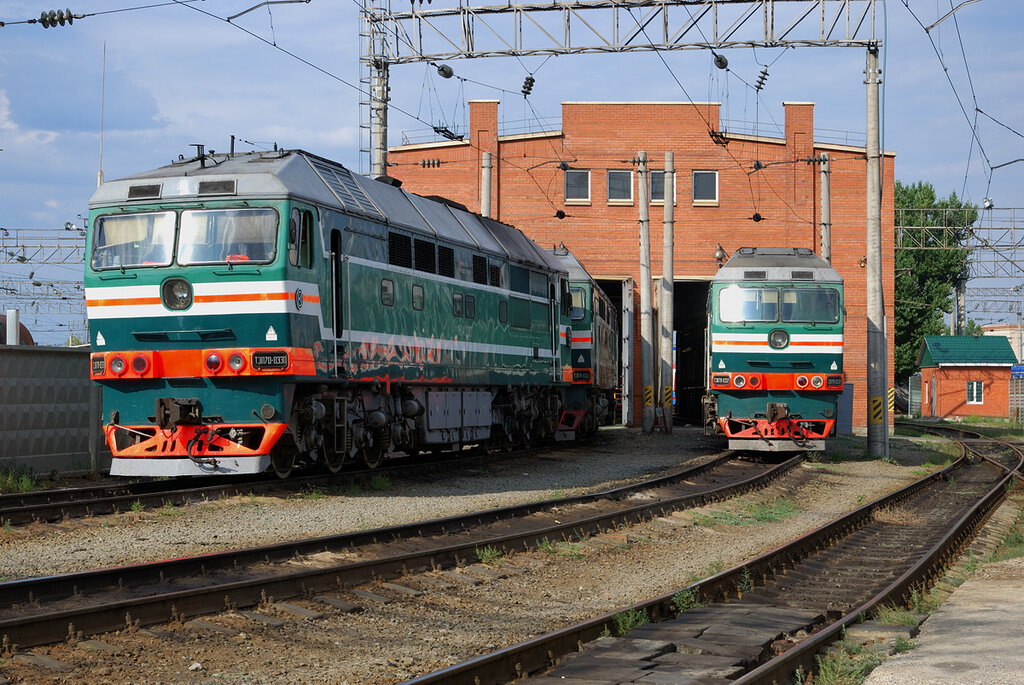 البنية التحتية للنقل RZhD Ekspluatatsionnoye lokomotivnoye depo Volgograd-passazhirskoye ، فولغوغراد، صورة