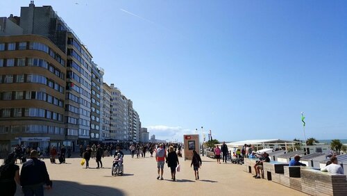 Апартаменты Apartment With 2 Bedrooms in Oostende, With Balcony and Wifi Near the Beach в Остенде