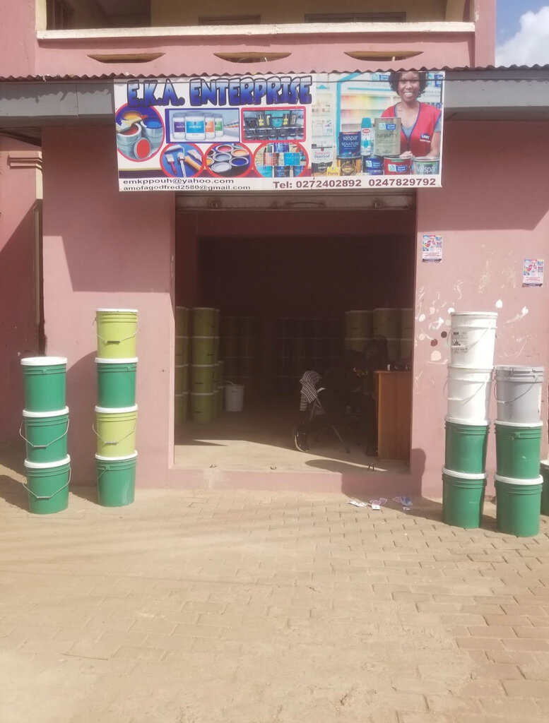 Paintwork materials E K A Enterprise, Kumasi, photo