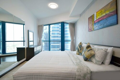 Апартаменты Lake View Brand New Studio in X1 Tower Jlt - Lnd в Дубае