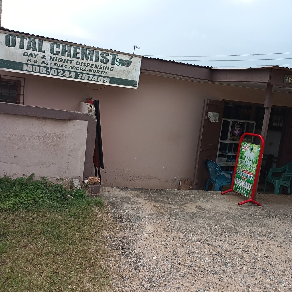 Phytoproducts, dietary supplements Otal Chemist, Accra, photo