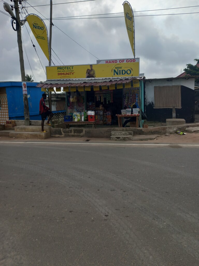 Grocery Hand of god, Accra, photo