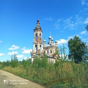 Tserkov Ilii Proroka V Ilinskom na Ege (Yaroslavl Region, Poshekhonskiy rayon, Kremenevskoye selskoye poseleniye, derevnya Voshchikovo), orthodox church