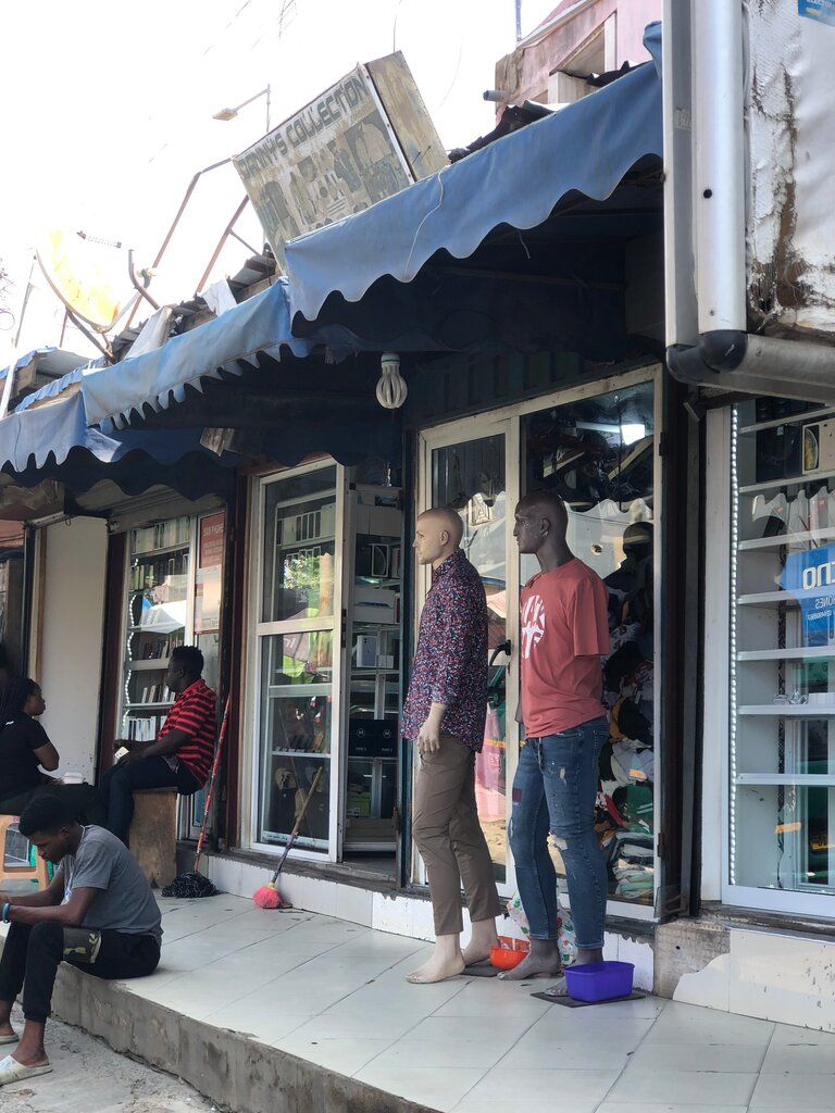 Clothing store Danny’s Collections, Accra, photo