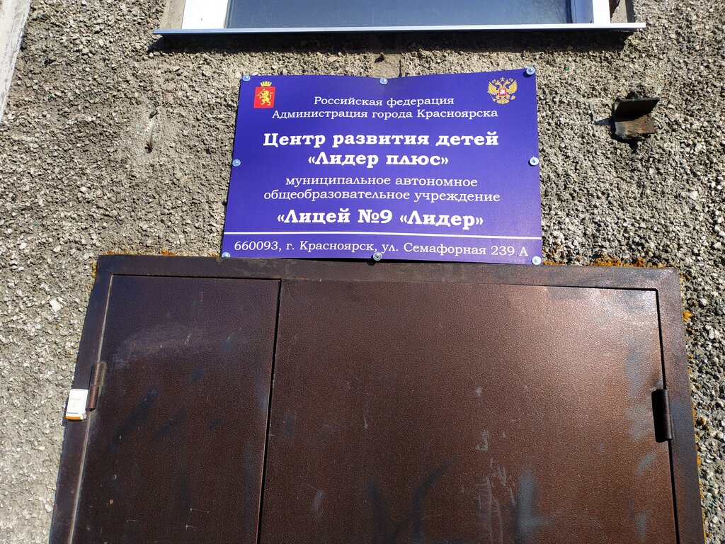 Children's developmental center МАОУ Лицей 9, центр развития детей Лидер плюс, Krasnoyarsk, photo