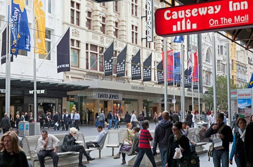 Гостиница Causeway Inn On The Mall в Мельбурне