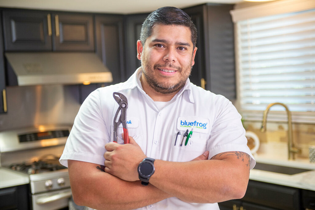 Plumbing works Bluefrog Plumbing + Drain of North Dallas, State of Texas, photo