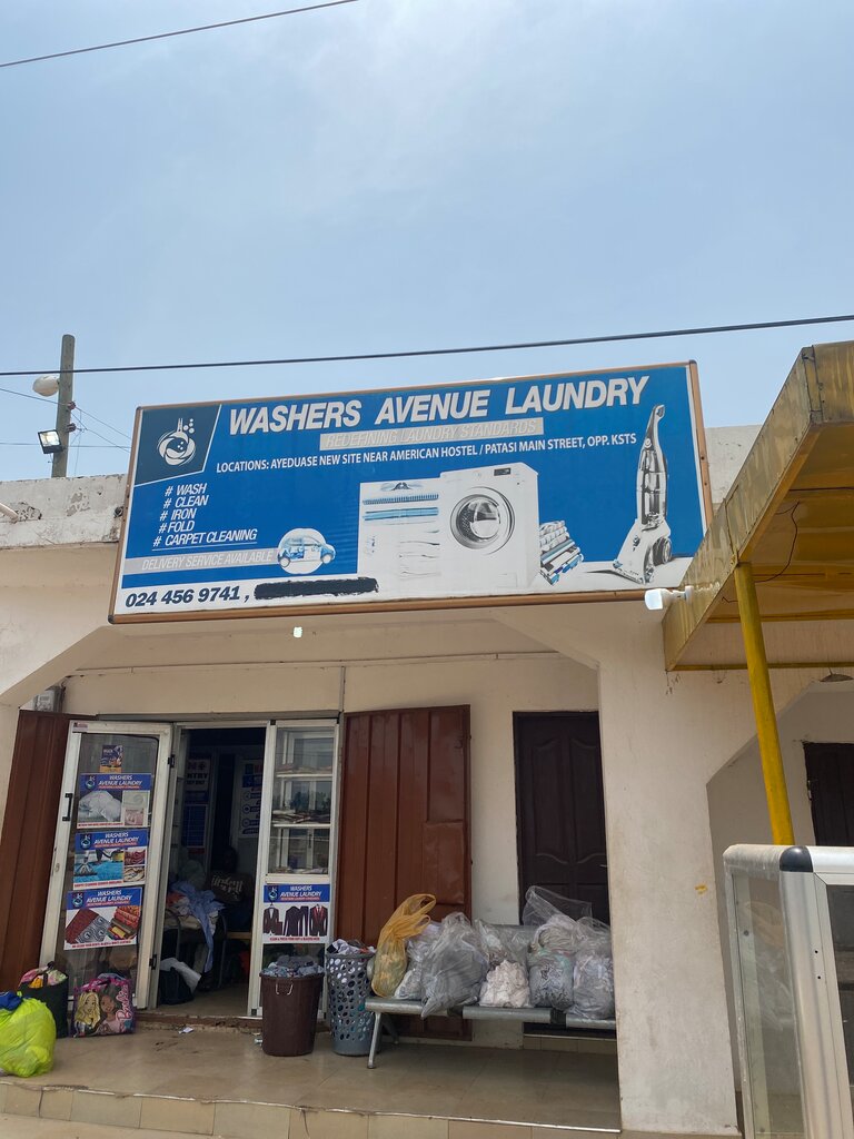 Laundry Washers Avenue Laundry, Kumasi, photo