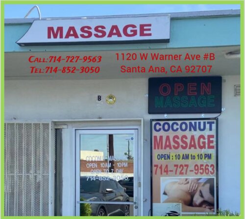 Coconut Massage massage salon California County of Orange