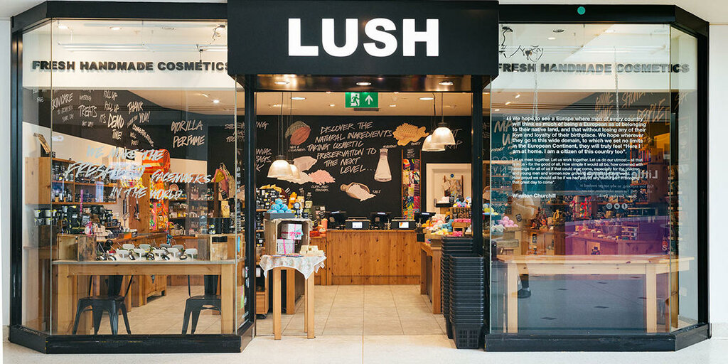 Perfume and cosmetics shop Lush Cosmetics Bromley, London, photo