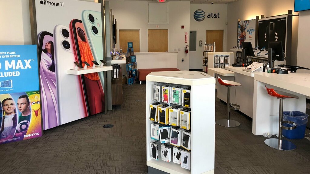 Mobile phone store At&t Store, State of Vermont, photo