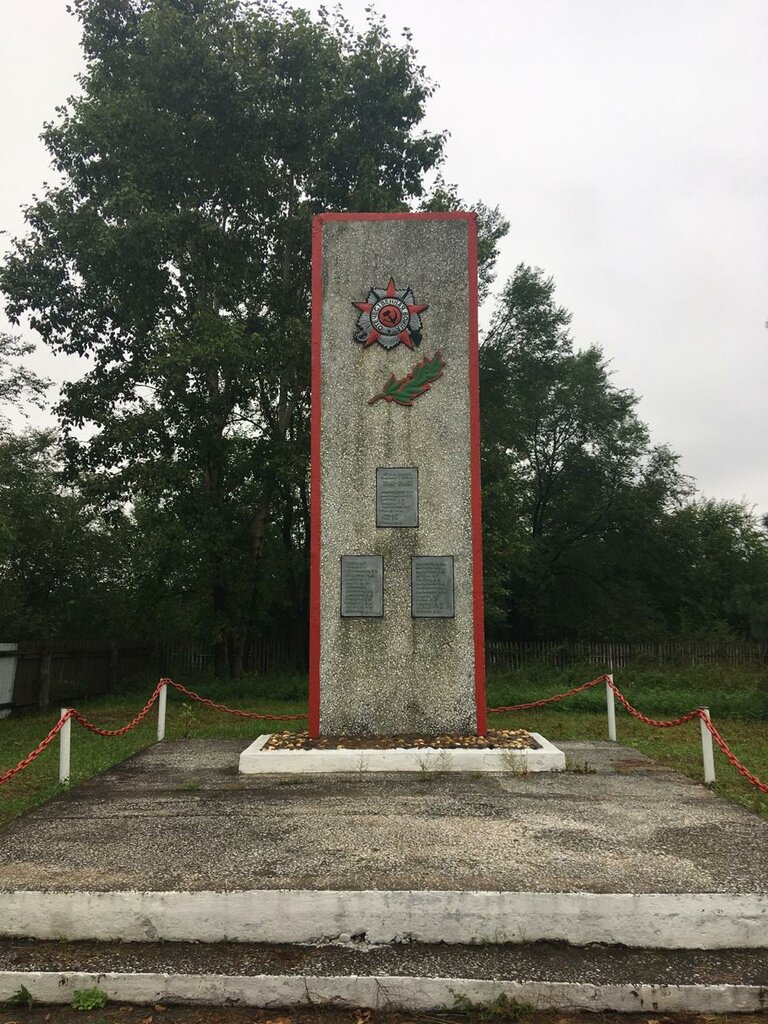 نصب تذكاري للحرب، مقبرة جماعية Стела Вечная память павшим Героям 1941-1945 гг. ، أوبلاست أمور، صورة