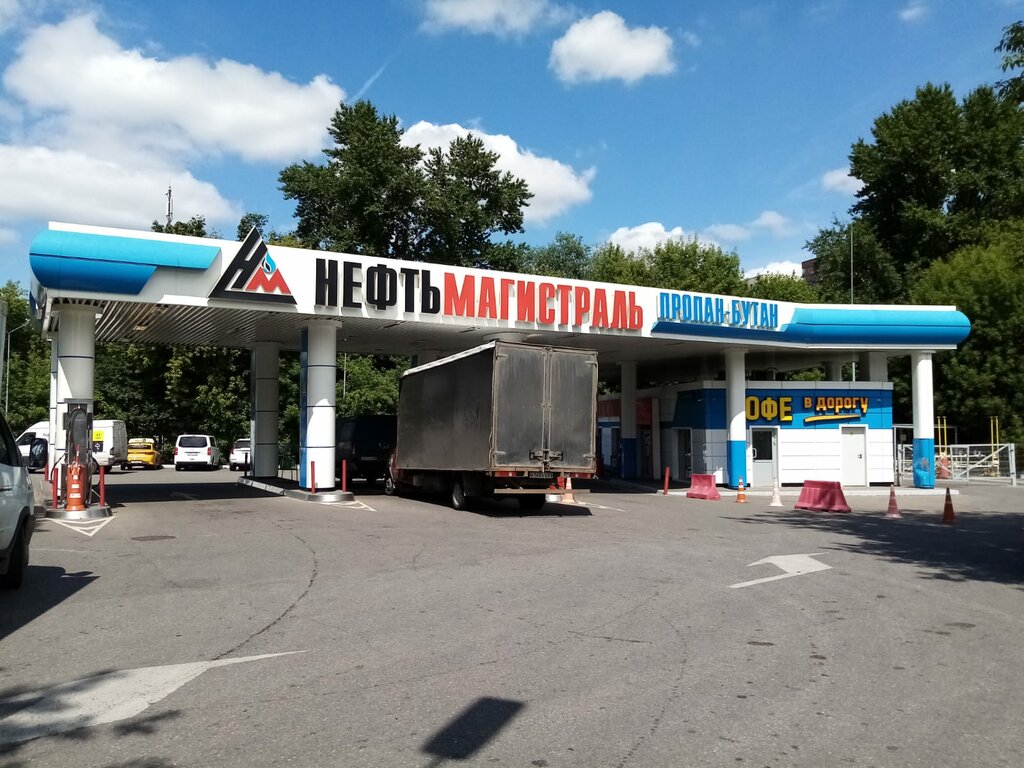 Gas station Neftmagistral, Moscow, photo