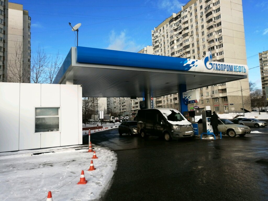 Gas station Gazpromneft, Moscow, photo
