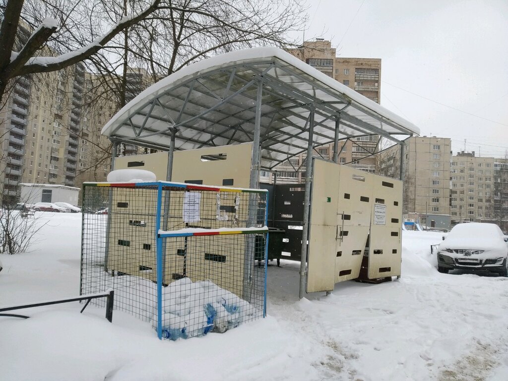 Purchase of recyclables ЖКС № 1 Калининского района, контейнерная площадка проспект Культуры 25к3, Saint Petersburg, photo