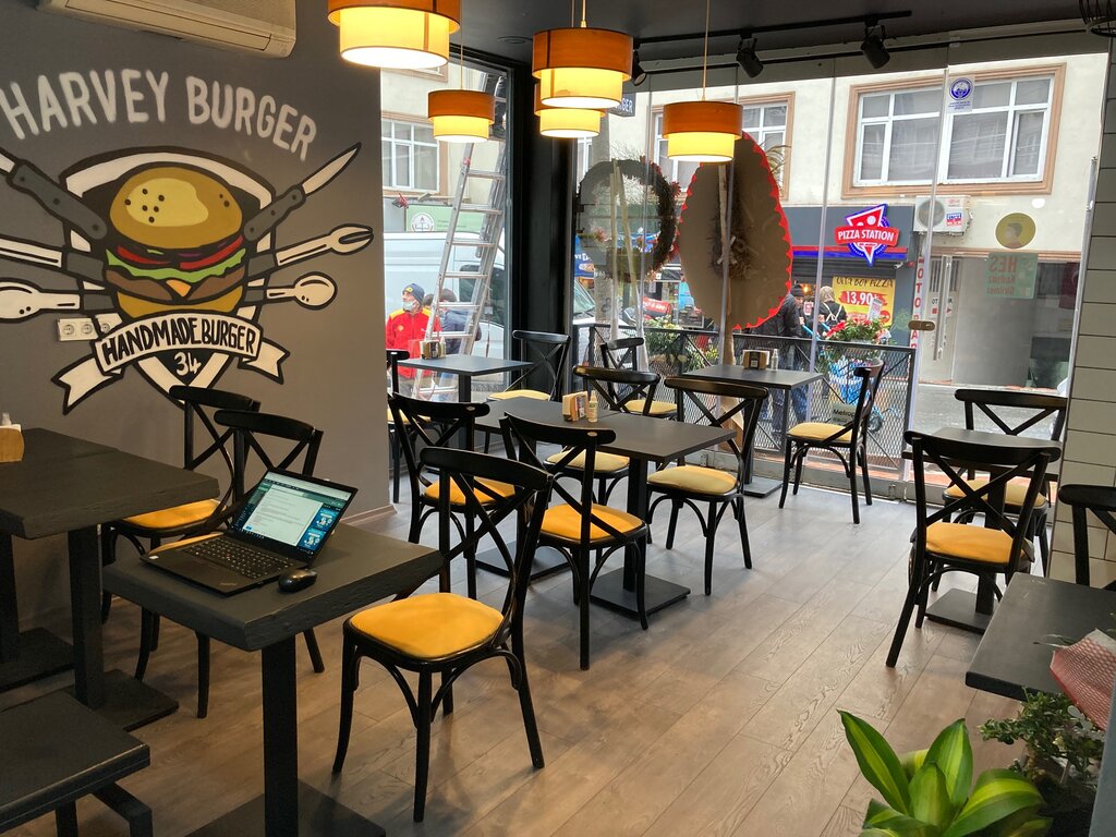 وجبات سريعة Harvey Burger Mecidiyekoy ، اسطنبول، صورة