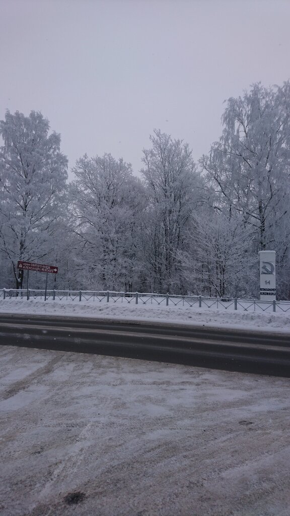 Monument, memorial Памятный километровый столб Дорога Жизни 14-й километр, Saint‑Petersburg and Leningrad Oblast, photo