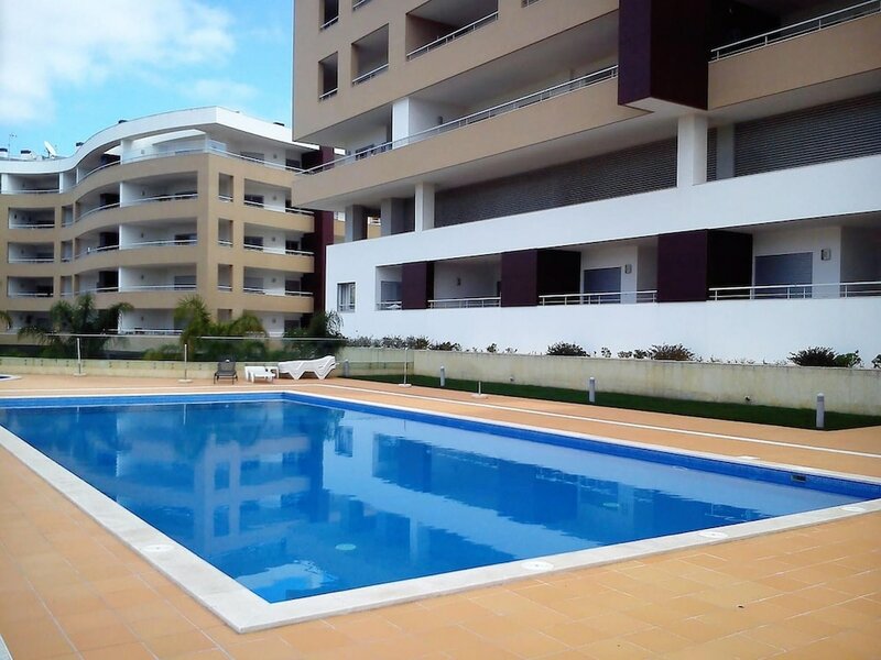 Apartment With one Bedroom in Lagos, With Shared Pool, Furnished Balcony and Wifi - Near the Beach