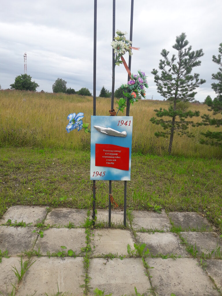 Monument, memorial Стела летчику Евгению Николаевичу Шурупову, Vologda Oblast, photo