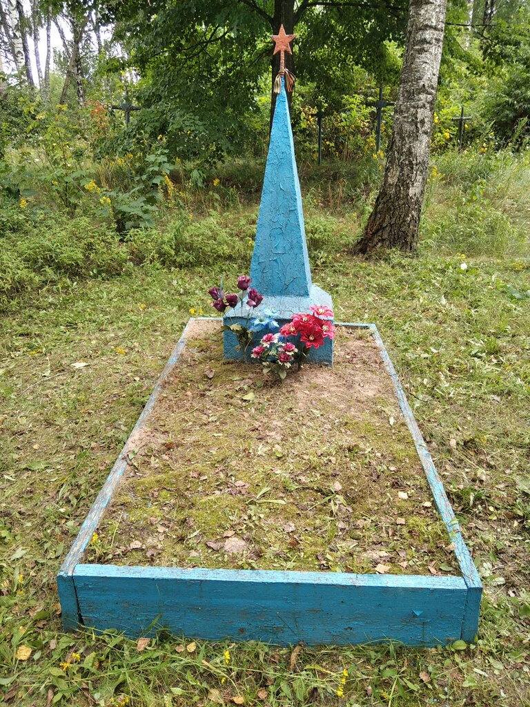 نصب تذكاري للحرب، مقبرة جماعية Воинское захоронение неизвестного солдата ، مقاطعة بريانسك، صورة