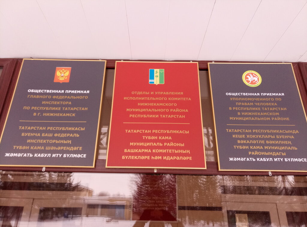 Community organization Obshchestvennaya priyemnaya Glavnogo federalnogo inspektora po Respublike Tatarstan, Nizhnekamsk, photo