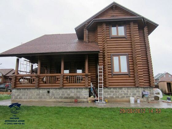 Specialized construction works Tk Pokraska i germetizatsiya derevyannykh domov, Moscow, photo