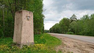 Пограничный столб Калужской и Смоленской губерний (Kaluga Region, Yukhnovskiy District, A-130, 203-y kilometr), landmark, attraction