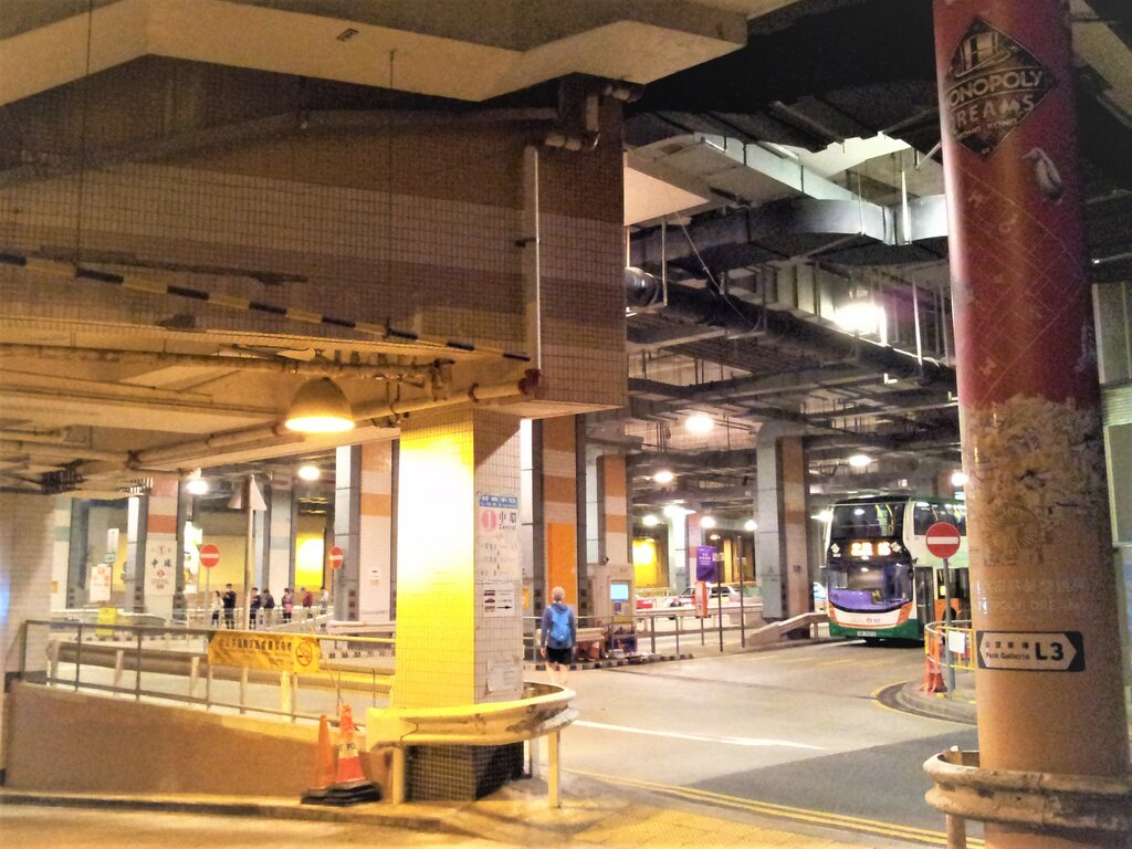 Public transport stop The Peak Public Transport Terminus, Hong Kong, photo