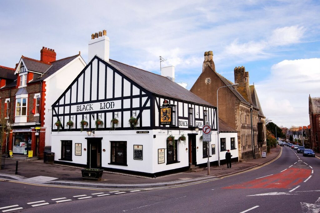 Bar, pub Black Lion Hotel, Cardiff, photo