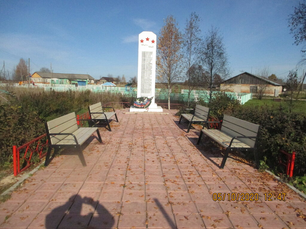 Monument, memorial Стела Памяти земляков, погибших на фронтах Великой Отечественной войны, Komi Republic, photo