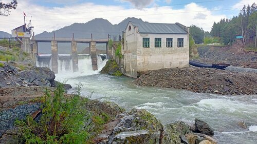 Достопримечательность Чемальская ГЭС, Республика Алтай, фото