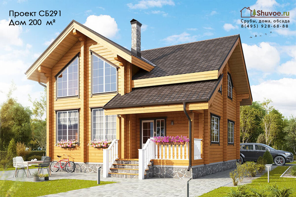 Строительство дачных домов и коттеджей Шувое. ру - деревянные дома, Москва и Московская область, фото
