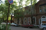 Здание Сарапульской городской больницы № 3, где в 1941-1943 гг. размещался эвакогоспиталь № 2695 (Gogolya Street, 32) ، لافتة تاريخية، حجر أساس