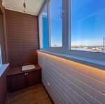 Balkon pod kluch (Pobedy Avenue, 78), construction and finishing works