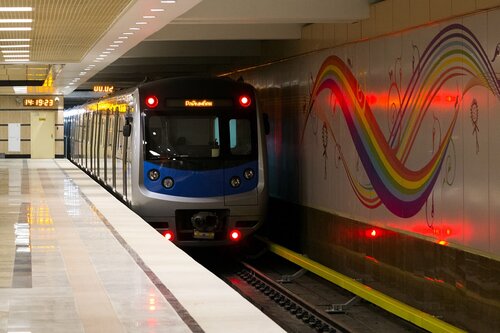 Sayran Station (Almaty, Abay Avenue), metro station