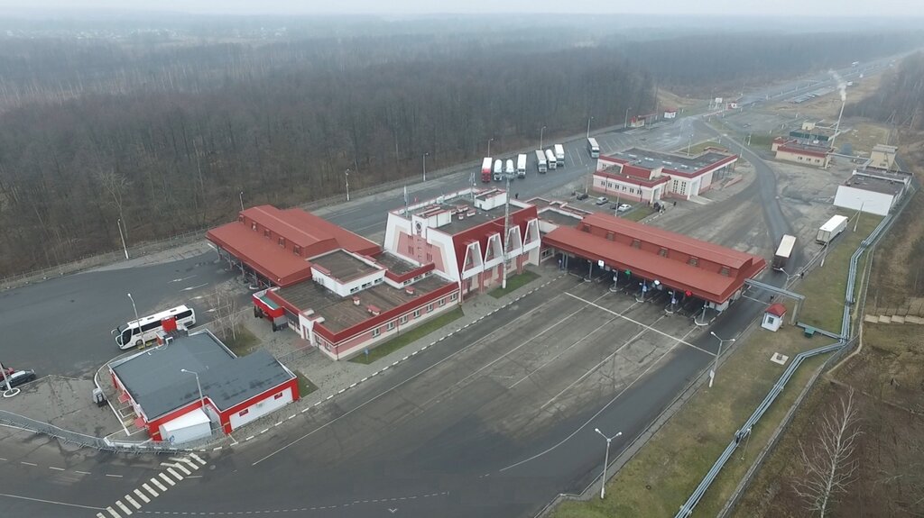 Border checkpoint Tarptautinis pasienio kontrolės punktas Medininkai, Vilnius County, photo