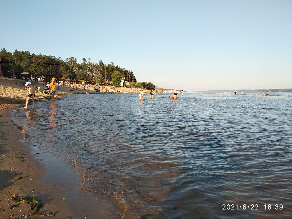 Левобережный пляж чебоксары