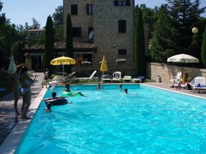 Valley-view Holiday Home in Montelparo With Pool & Garden