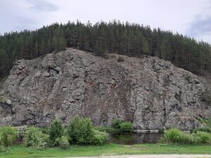 Скала Дивий камень (Sverdlovsk Region, munitsipalny okrug Sukhoy Log) ، قمة الجبل