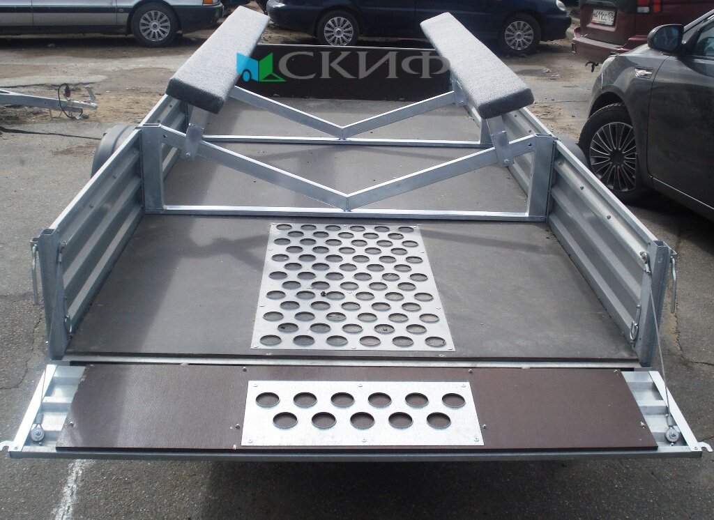 Ложементы для лодки в бортовой прицеп чертеж