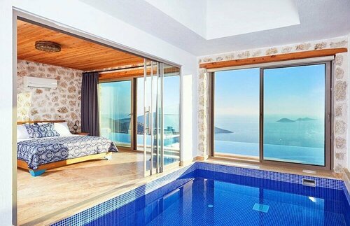 Гостиница Kalkan Ultra Luks Villa 3 Yatak Odalı в Калкане