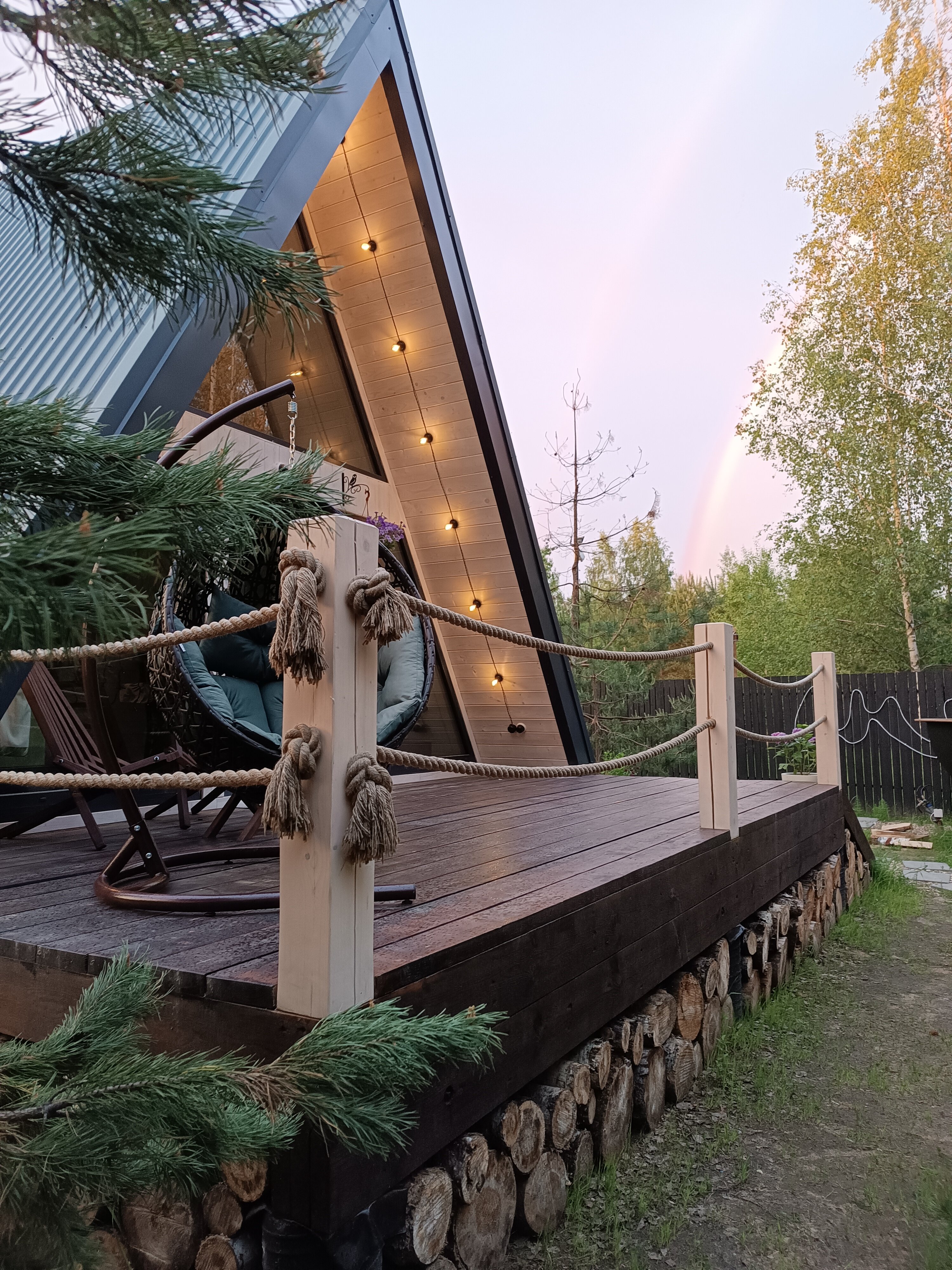 Фото А в лесу