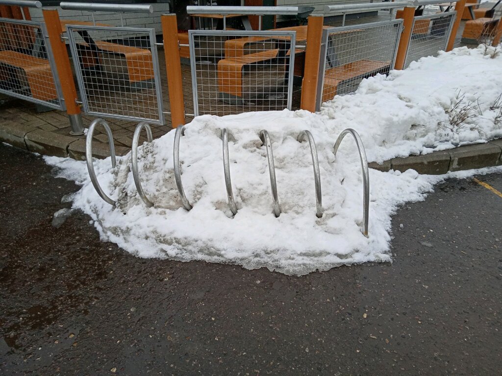 Bicycle parking Bicycle stand, Yaroslavl, photo