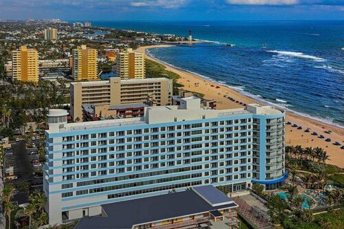 Внешний вид отеля Residence Inn Fort Lauderdale Pompano Beach Oceanfront в Помпано-Бич, фото 1