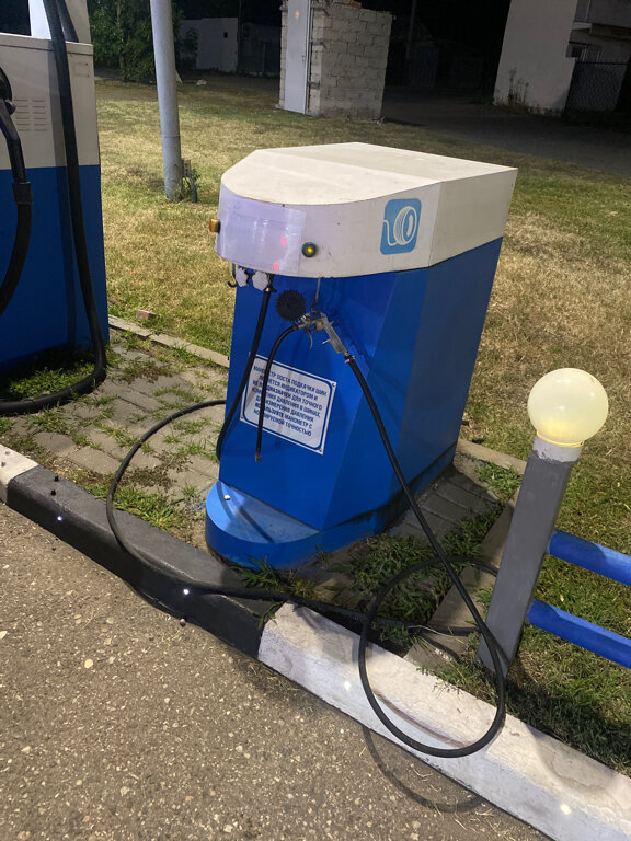 Gas station Gazprom, Stavropol Krai, photo