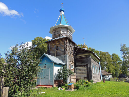 Часовня, памятный крест Часовня Александра Невского, Архангельская область, фото