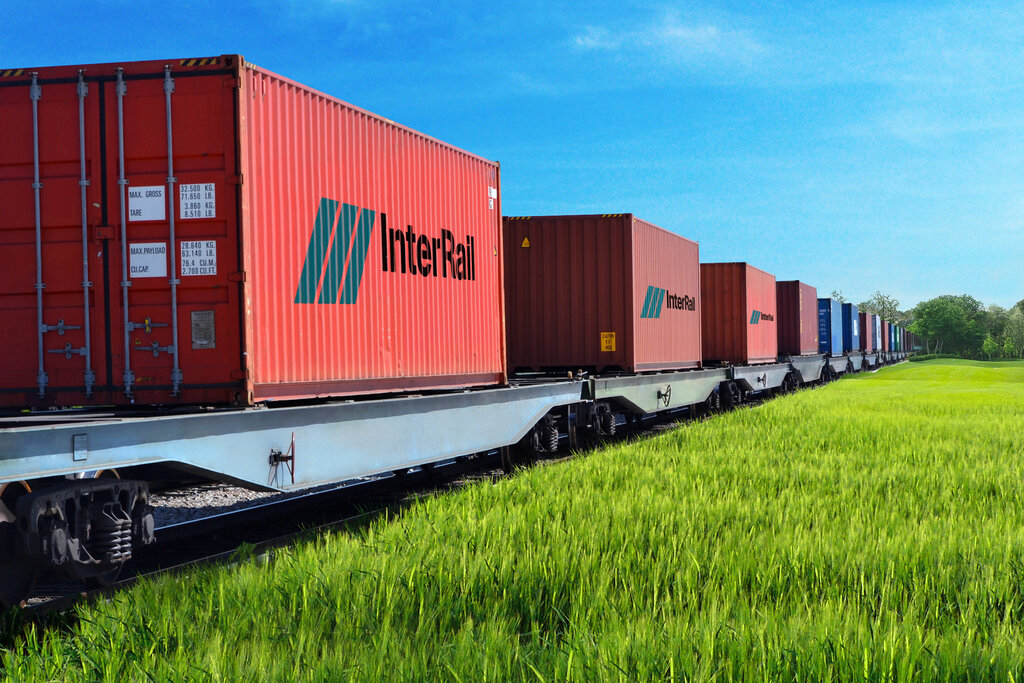 Rail freight transport InterRail Service, Moscow, photo