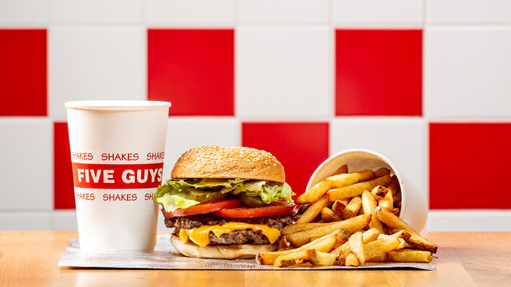 Быстрое питание Five Guys Chichester, Чичестер, фото