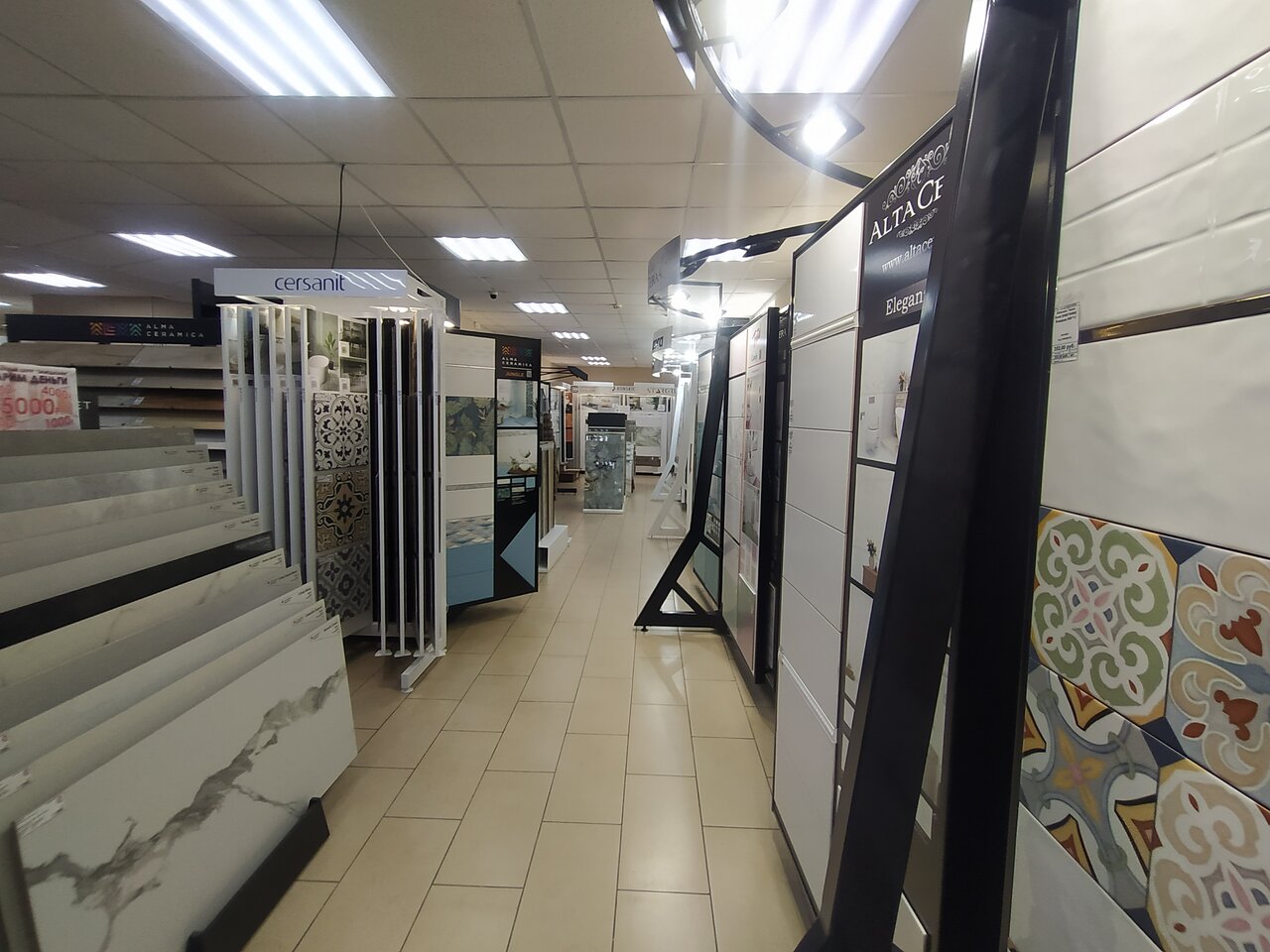 Крупноформатный керамогранит под мрамор в Рыбинске