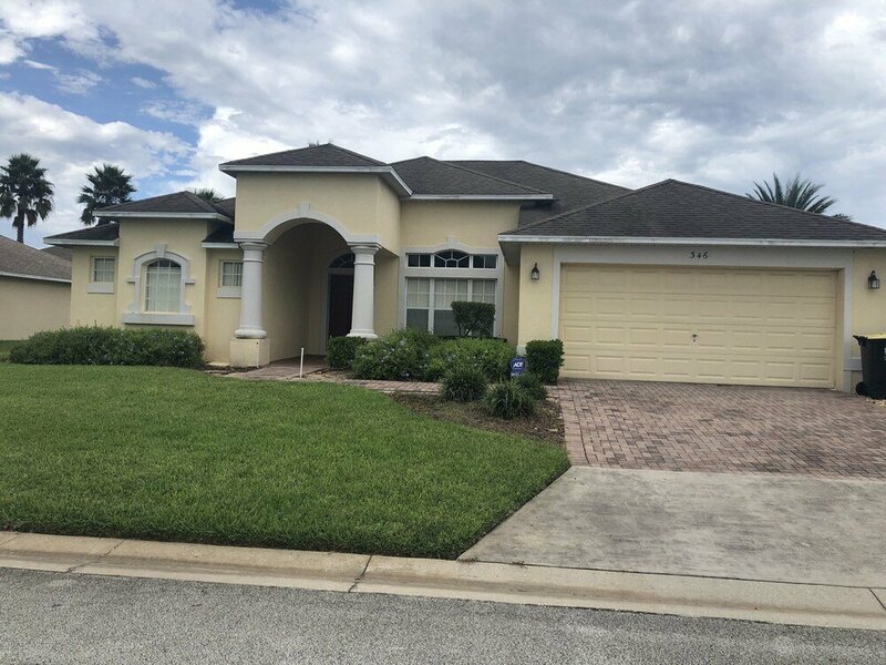 Gorgeous 4 Bed Home with Private Pool and Game Room in Disney Area Tr346md